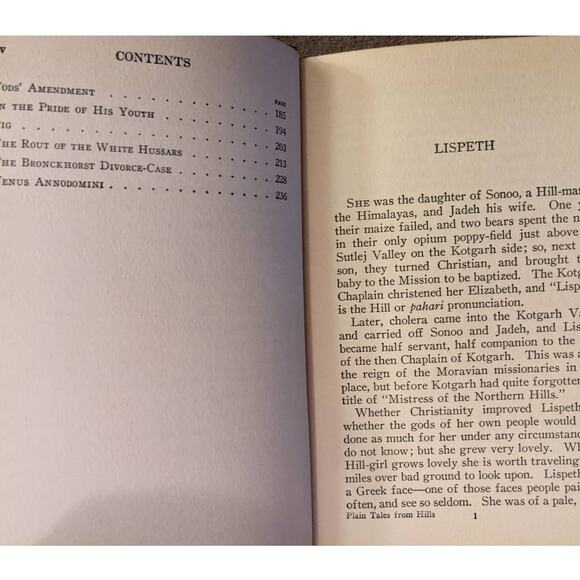 Vintage Rudyard Kipling Story Of Gadsbys & Plain Tales From Hills Punjab Edition - Picture 4 of 15